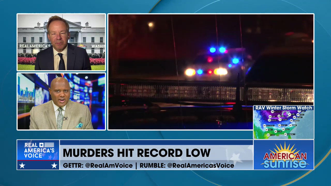 MURDERS HIT RECORD LOW