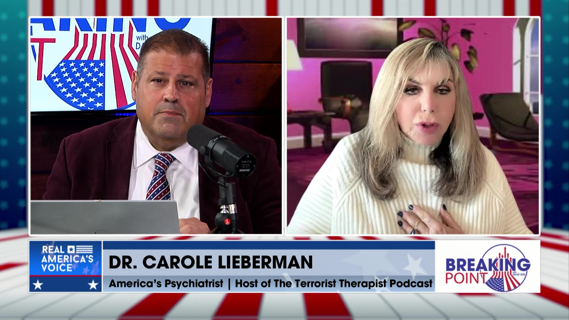 BP 9-27-25 A - David talks with Dr. Carole Lieberman about mental health and violence from the left