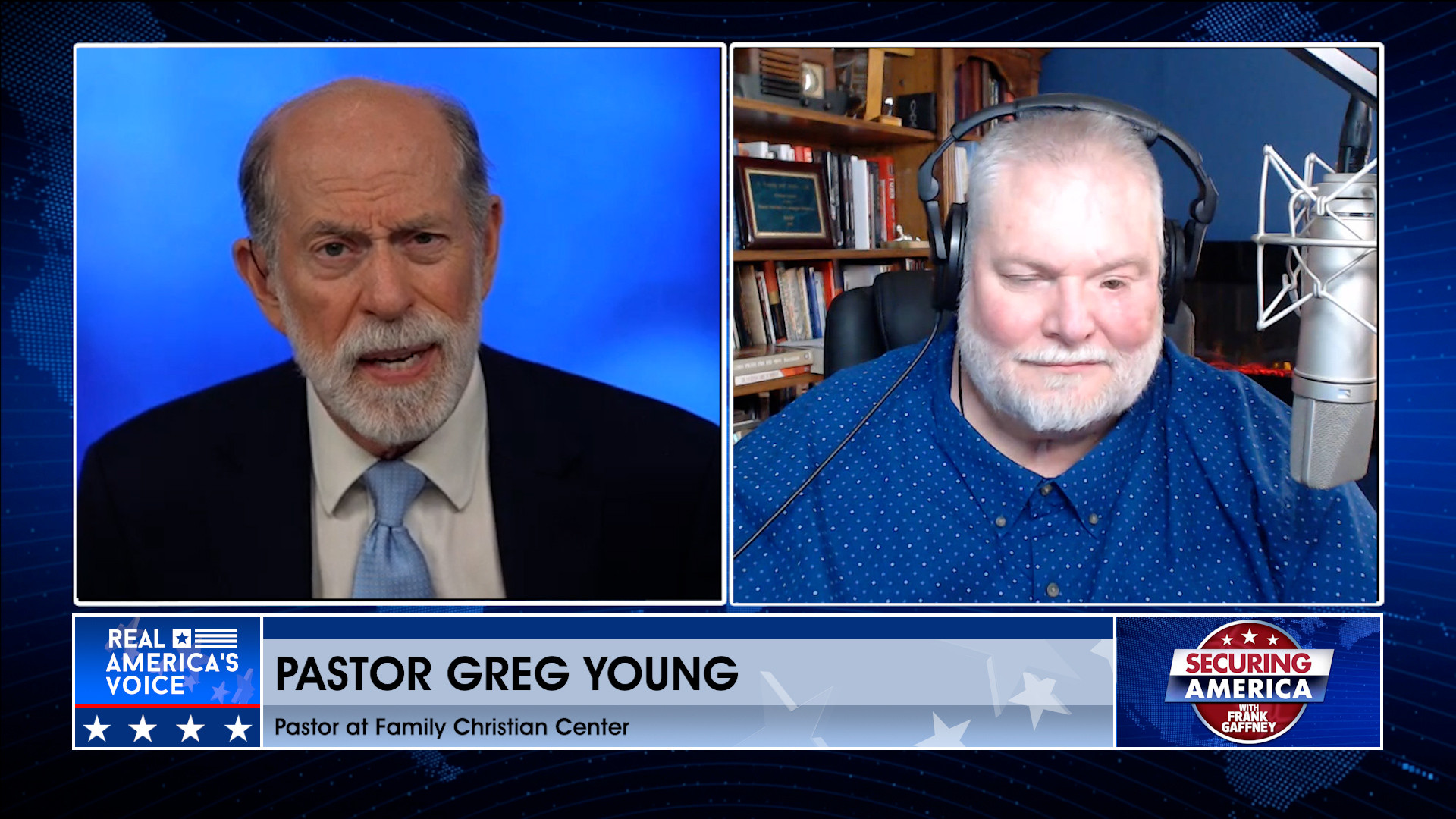 Frank Gaffney is by Pastor Greg Young