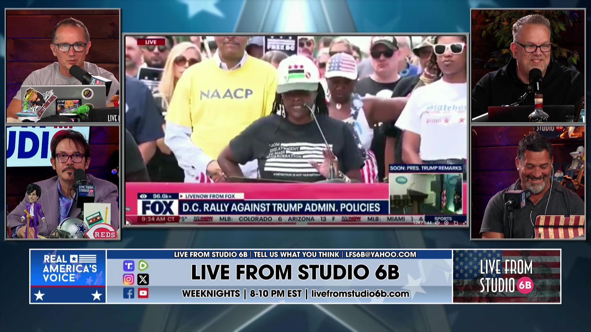 8-11-25 4 - More from DC Protest, City council reaction, DC police tweet, Slick has Sports