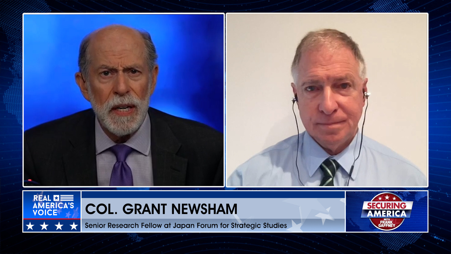 Frank Gaffney is joined by Col. Grant Newsham Pt. 1
