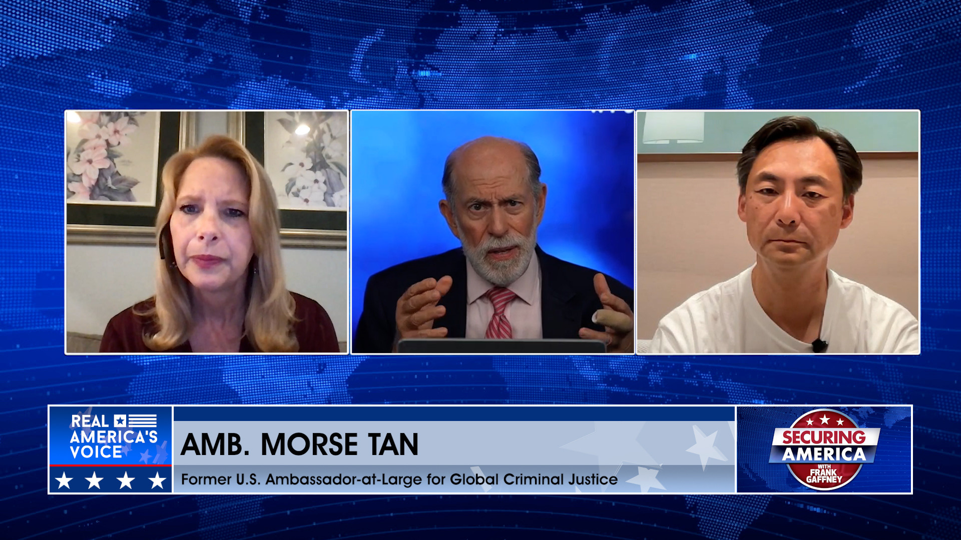 Frank Gaffney is joined by Dede Laugesen & AMB. Morse Tan Pt. 1