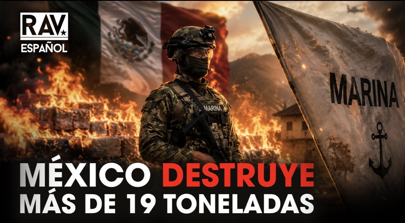 MEXICO QUEMA TONELADAS DE COCAINA
