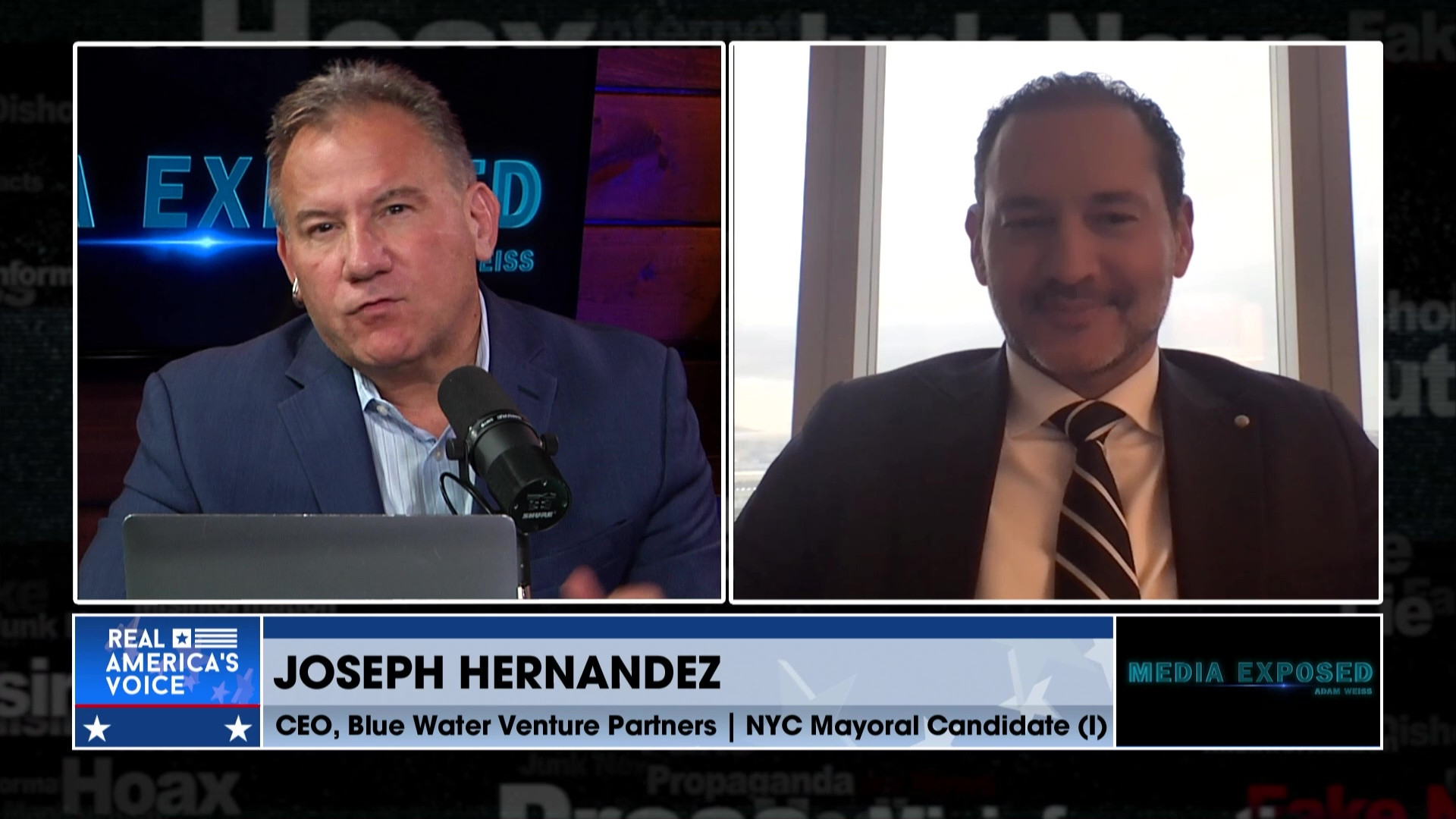 ME 8-3-25 A - Adam and NYC Mayoral Candidate Joseph Hernandez discuss the shooting and Mamdani