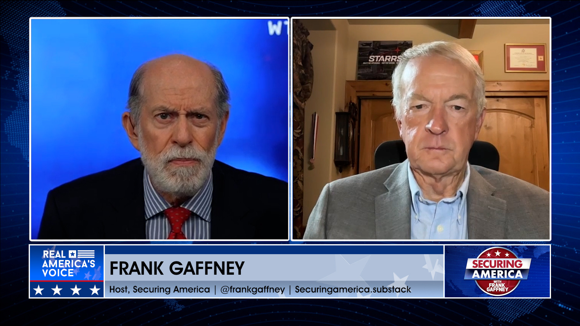 Frank Gaffney is by With Lieutenant General Rod Bishop, Maj. Gen. Joe Arbuckle & Dr. Ron Scott Pt. 1