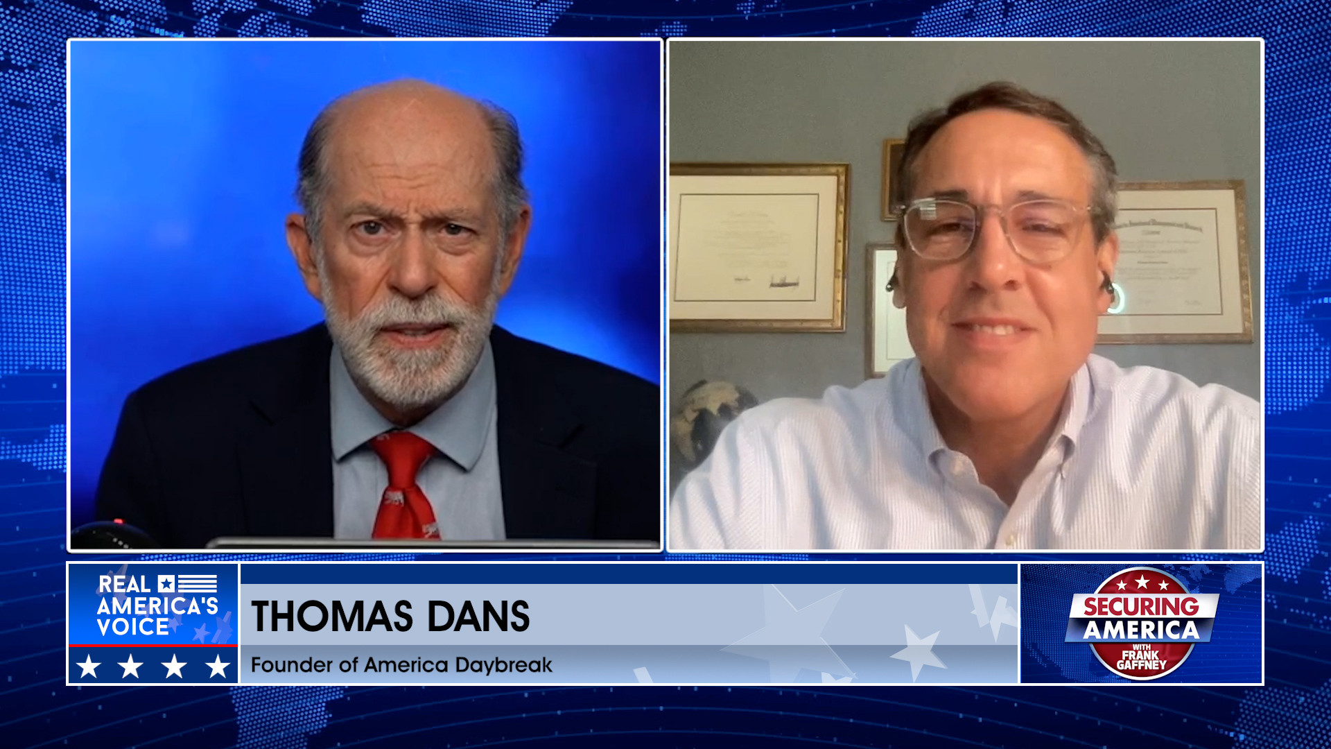 Frank Gaffney is joined by Thomas Dans Pt. 1