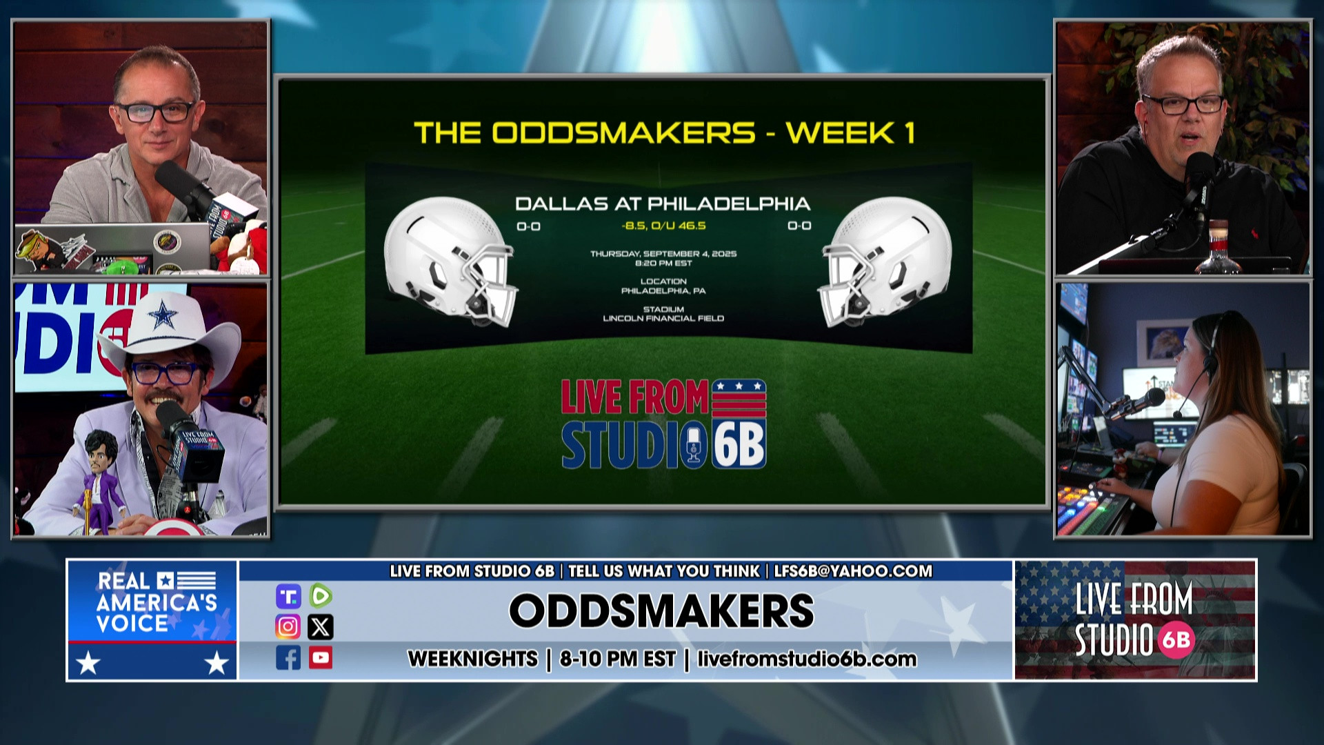 9-4-25 2 - First Oddsmakers of the season, more on RFK