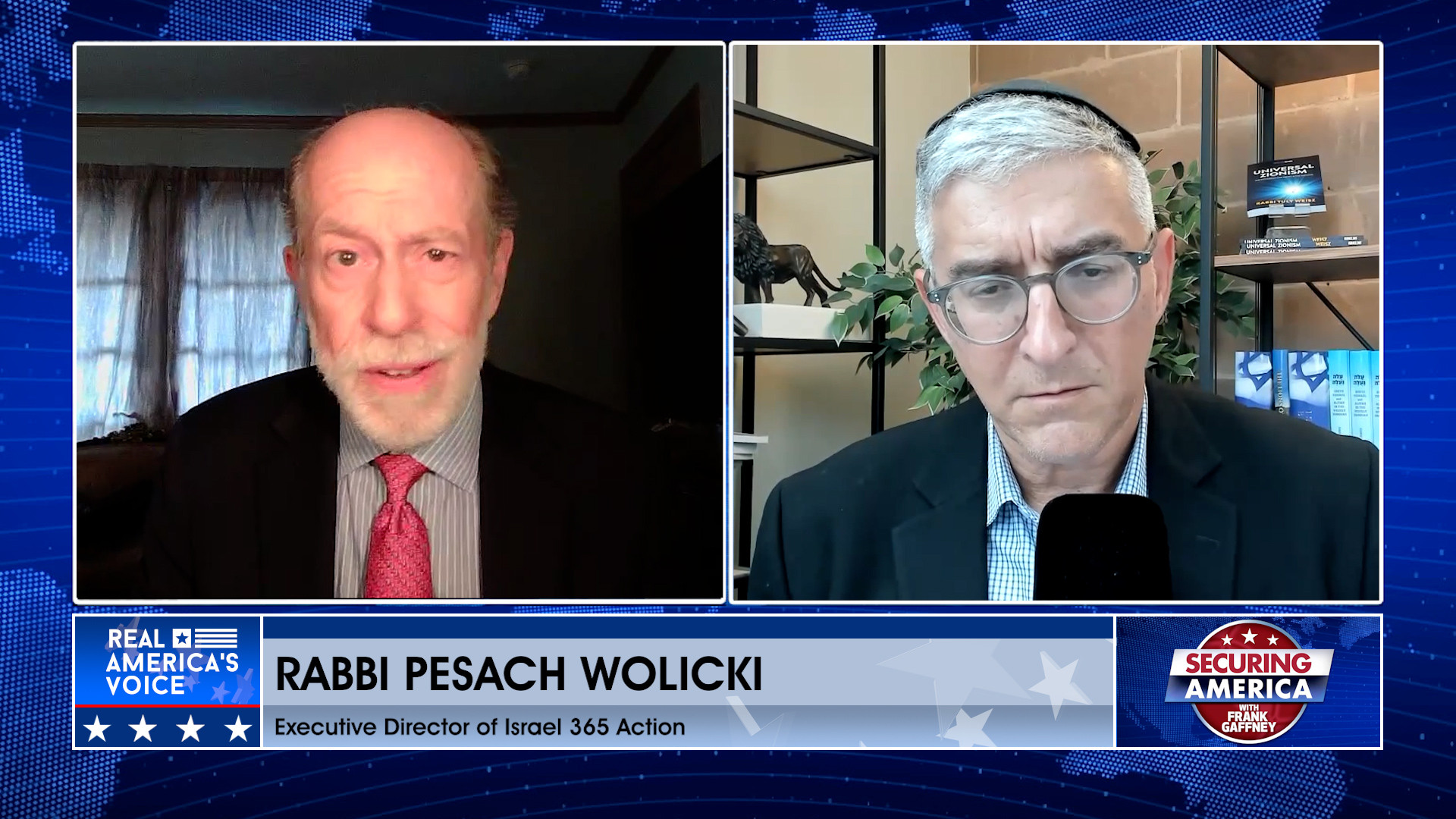 Frank Gaffney is joined by Rabbi Pesach Wolicki Pt. 1