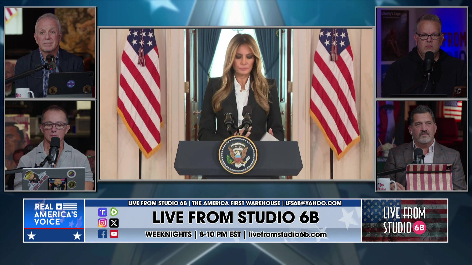 10-10-25 2 - Nobel Chairman, Slick has Sports, Melania Announcement Today