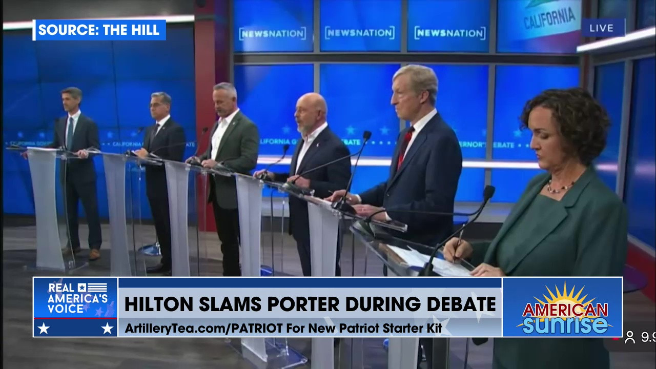 HILTON SLAMS PORTER DURING DEBATE