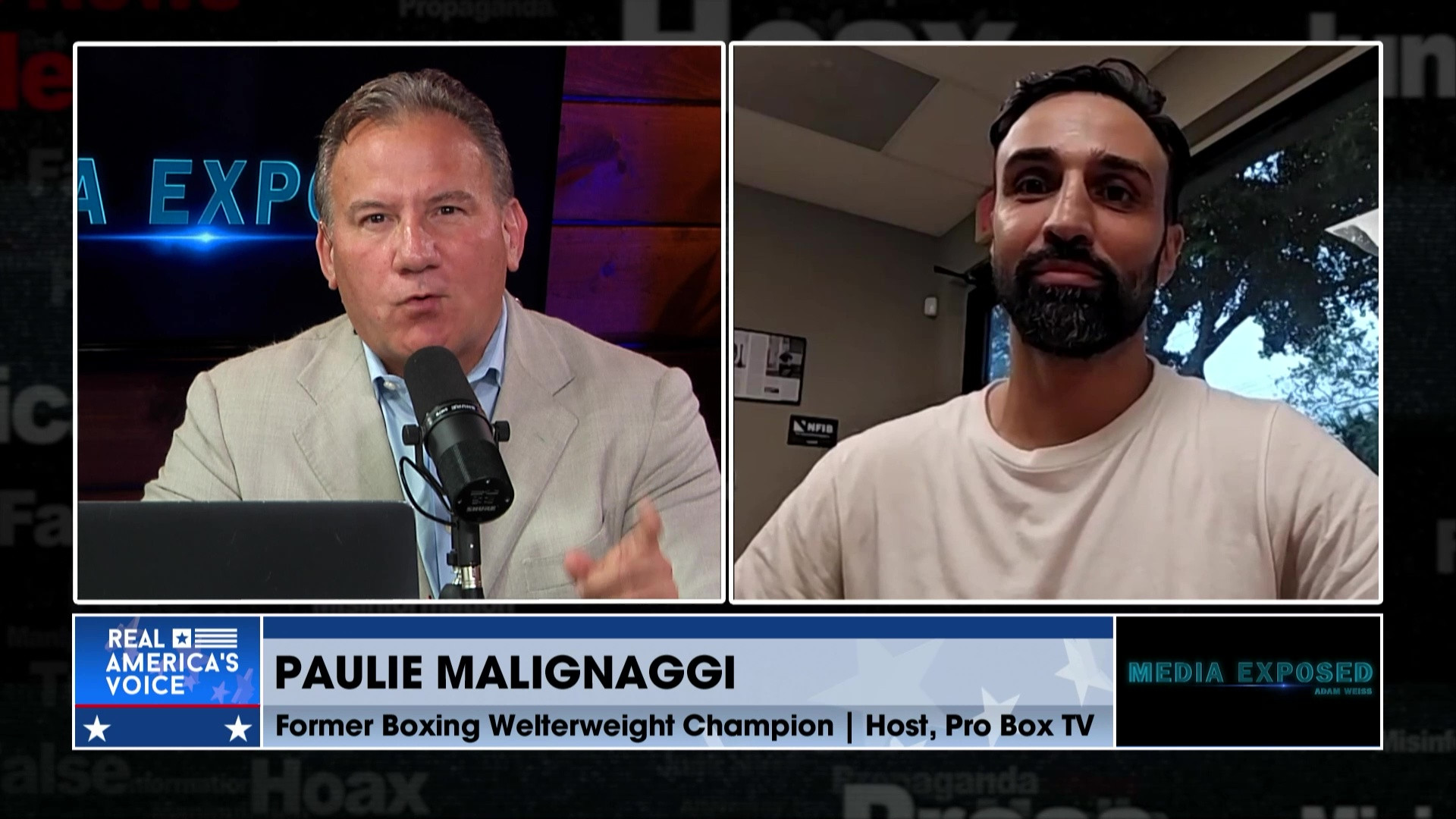 ME 7-20-25 D - Adam and Paulie Malignaggi talk ideologies in sports media