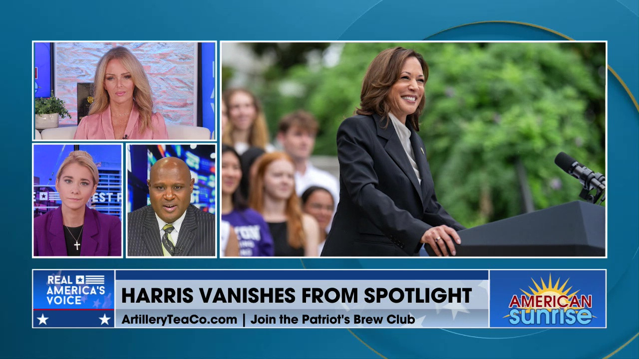 HARRIS VANISHES FROM SPOTLIGHT