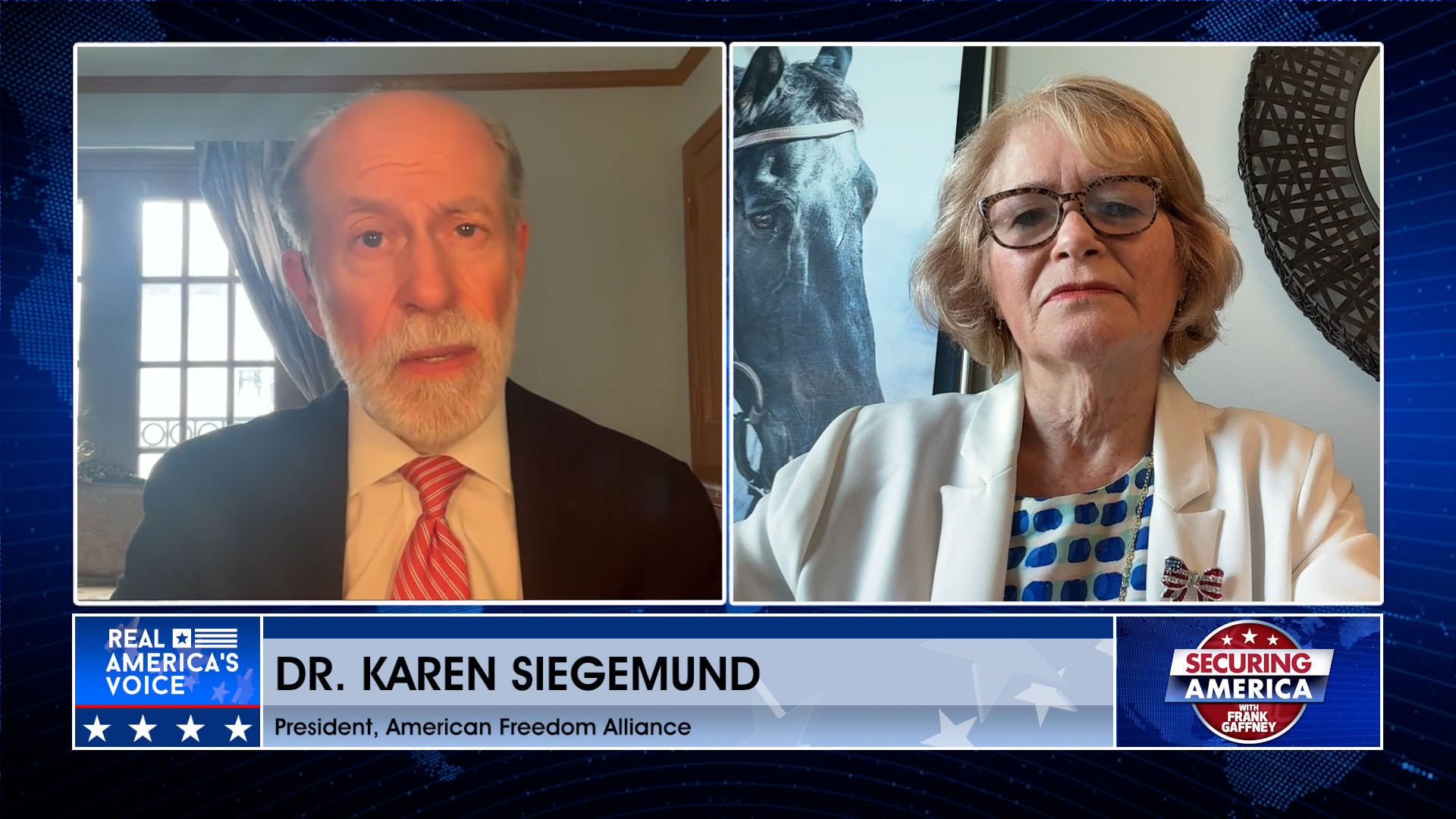 Frank Gaffney is joined by Dr. Karen Sigmund Pt. 1