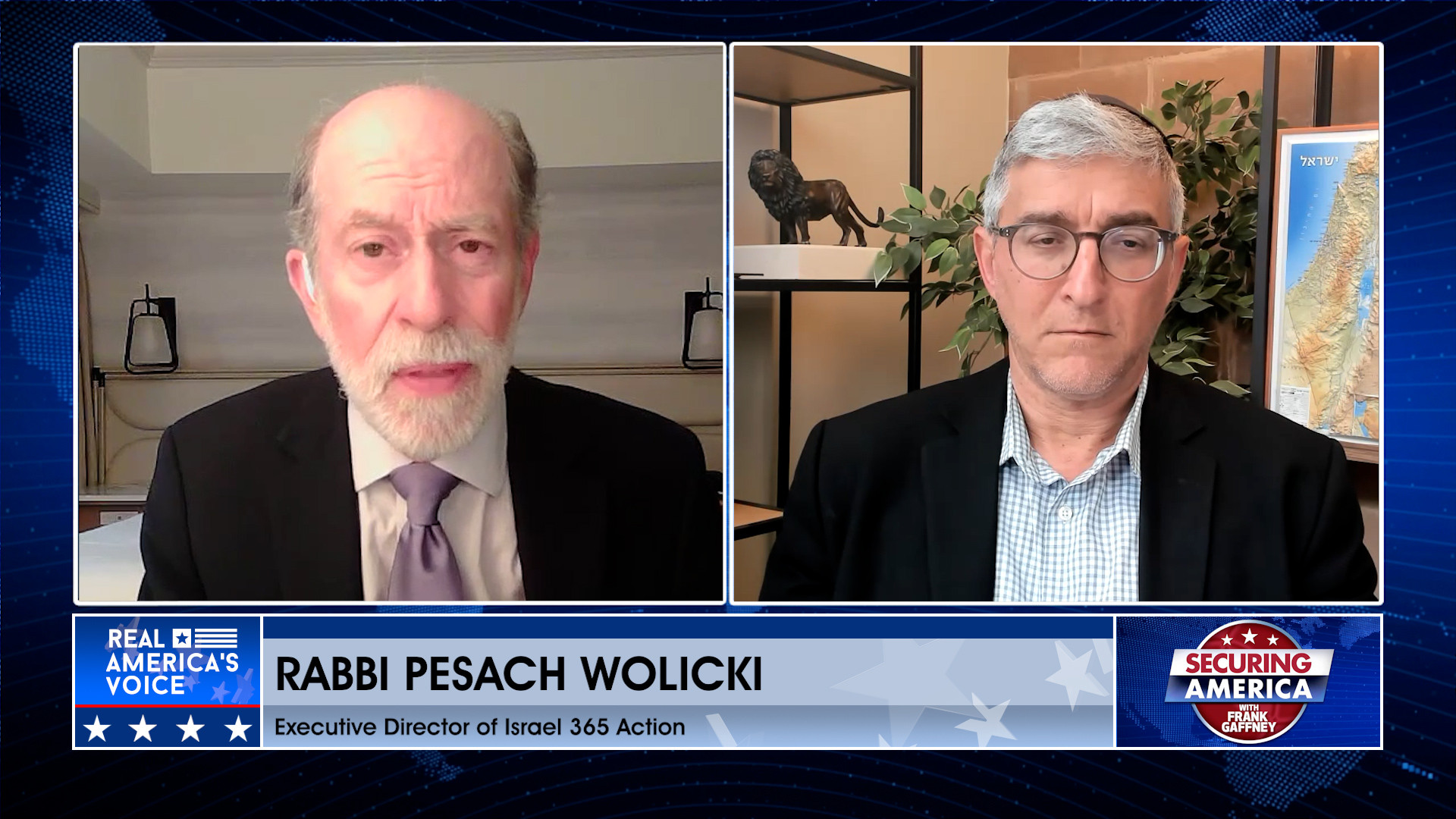 Frank Gaffney is Joined by Rabbi Pesach Wolicki Pt. 1