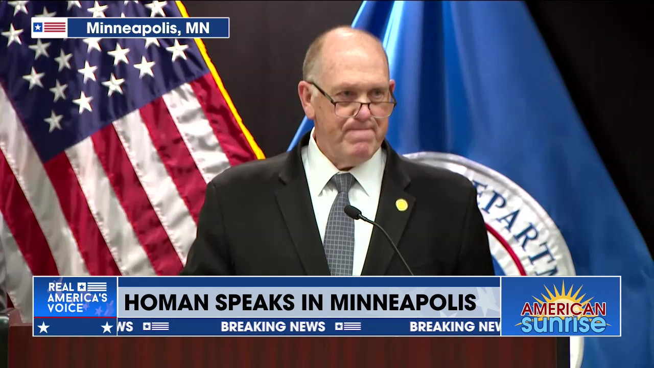 HOMAN SPEAKS IN MINNEAPOLIS