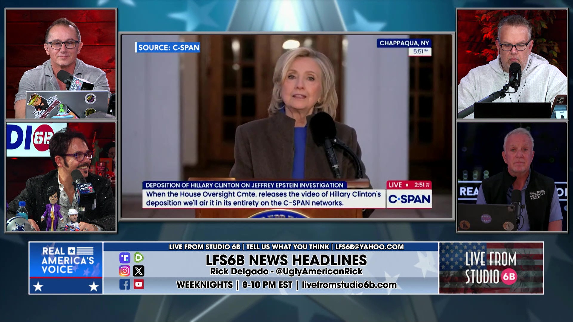 2-26-26 5 - Hillary Clinton Deposition today, discussion