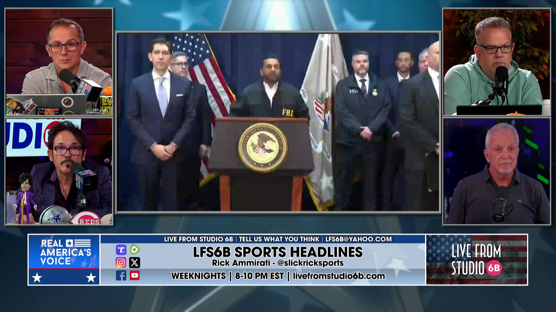 10-23-25 2 - Health updates, Thurs Oddsmakers, Slick has Sports, Kash on NBA and Cosa Nostra