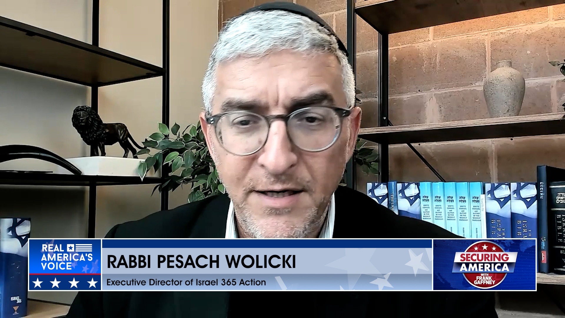 Frank Gaffney is joined by Rabbi Pesach Wolicki Pt. 1