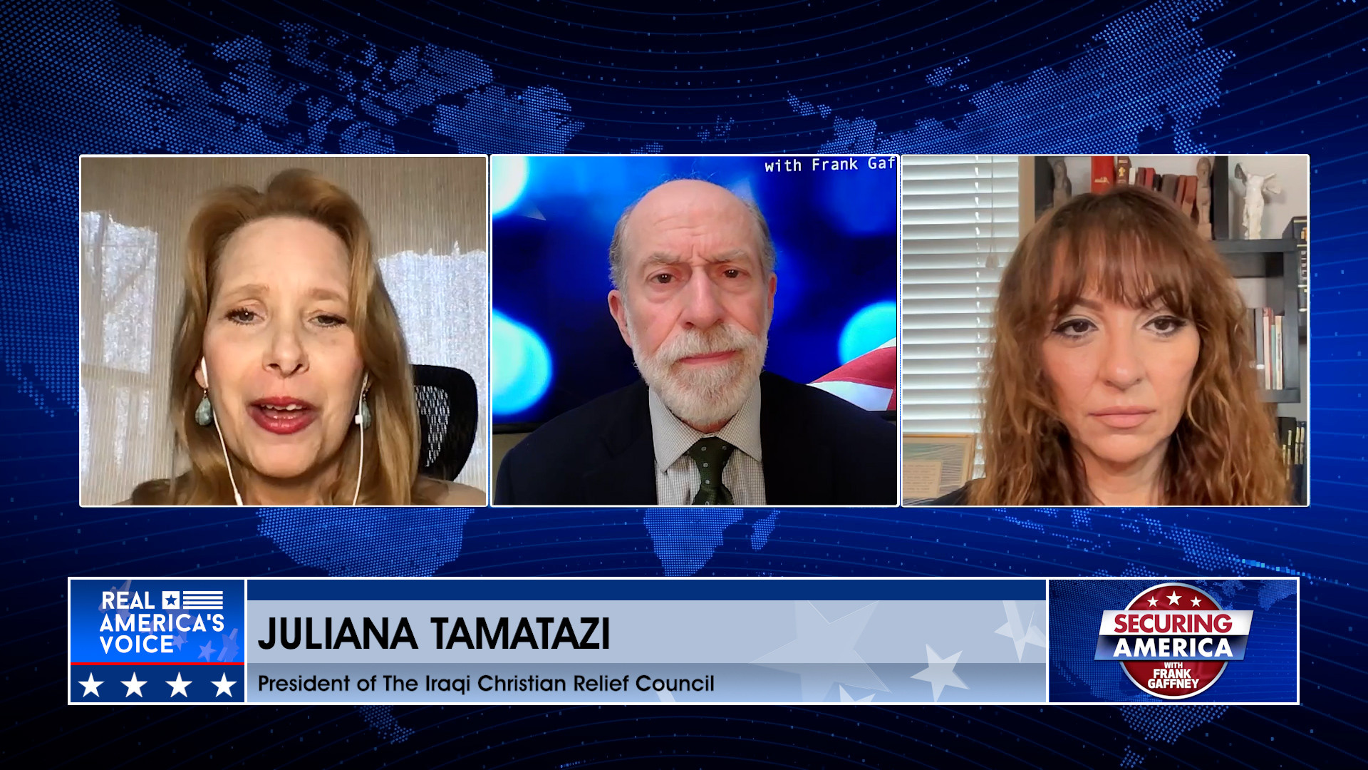 Frank Gaffney is by Dede Laugesen & Juliana Tamatazi