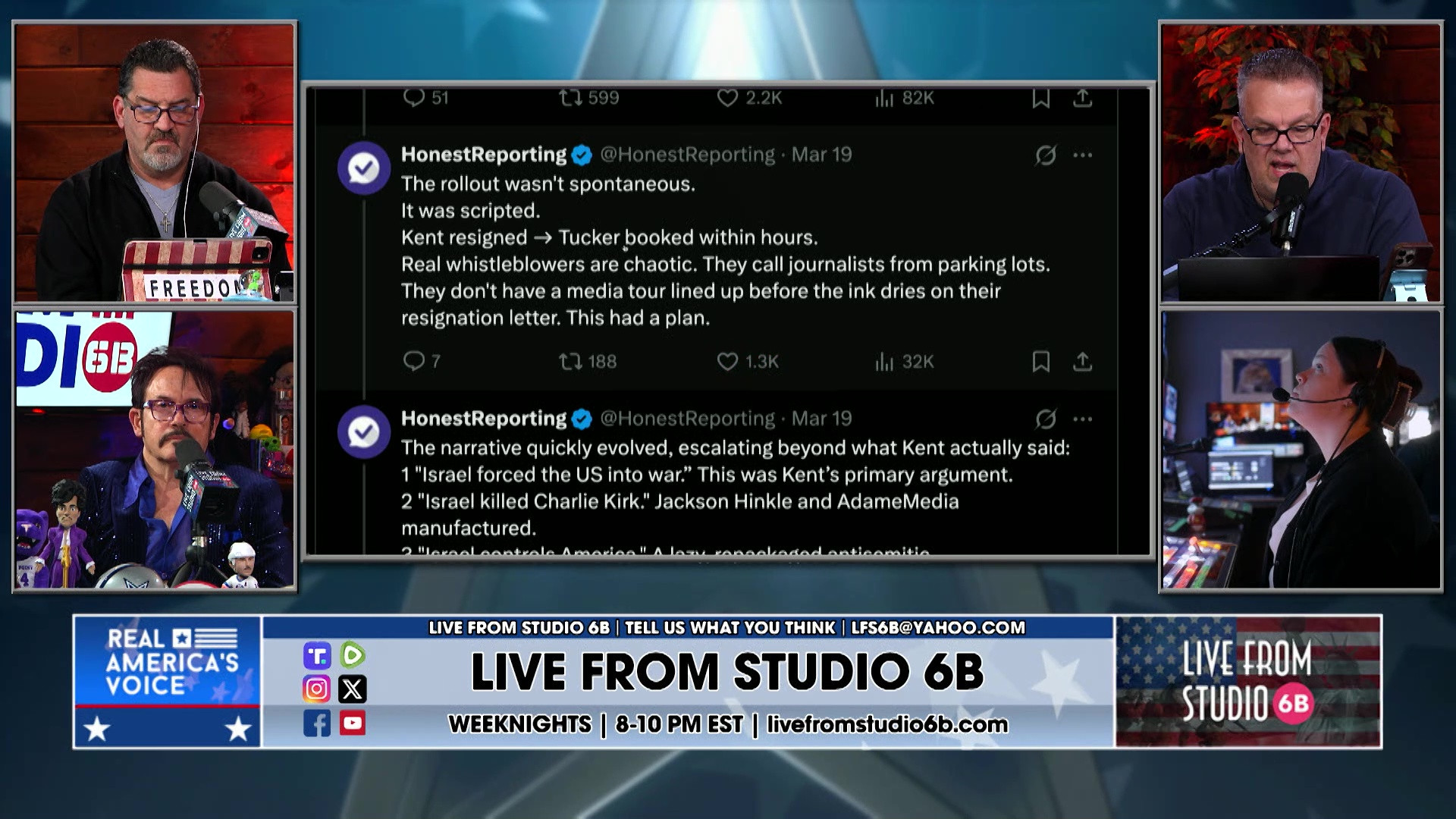 3-20-26 2 - Discussion of the First Word, more from Honest Reporting