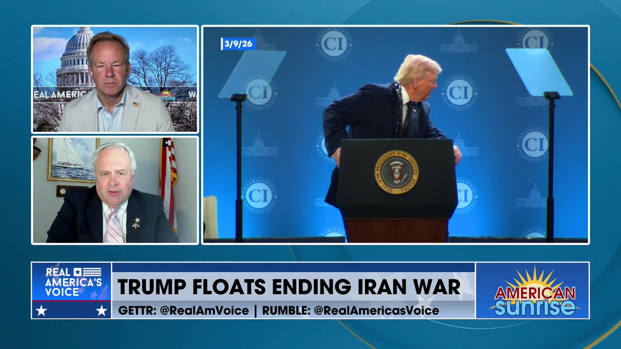 TRUMP FLOATS ENDING IRAN WAR