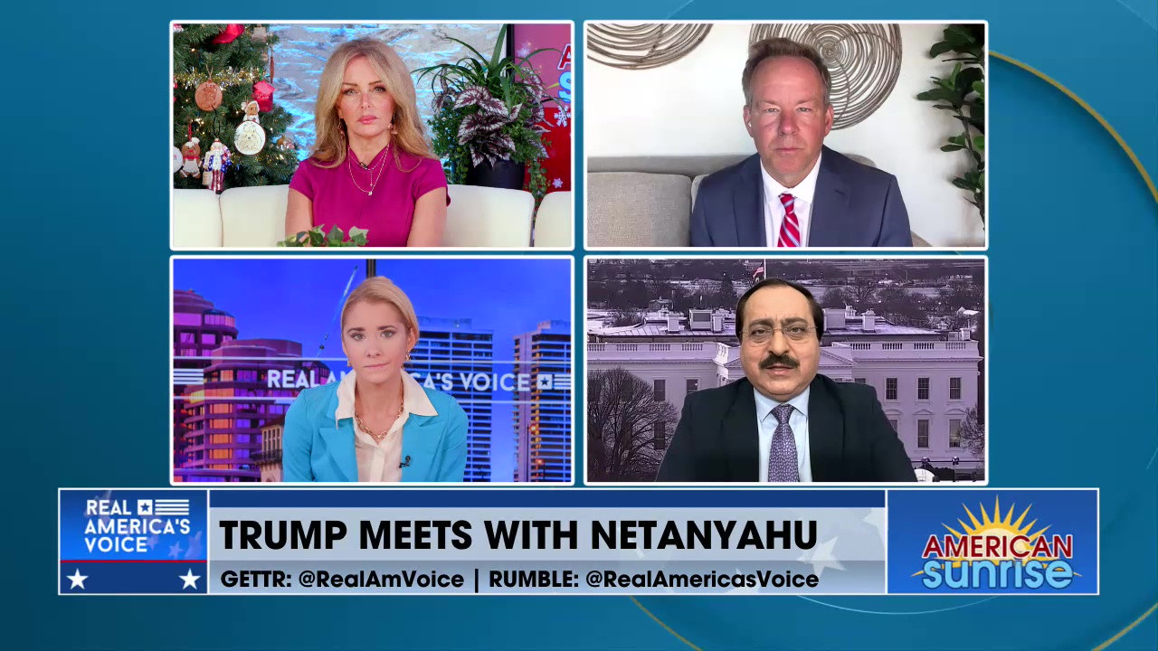 TRUMP MEETS WITH NETANYAHU