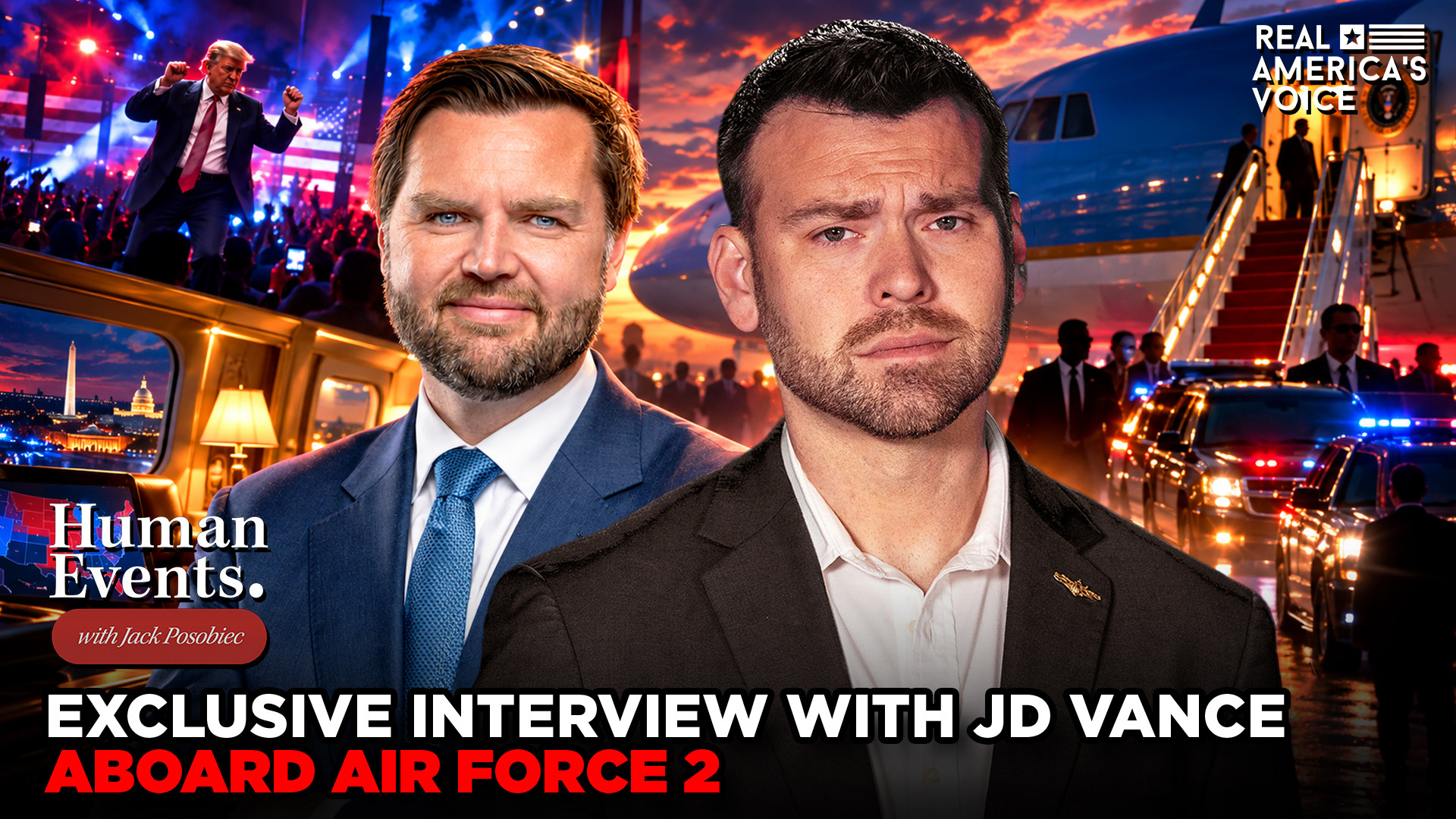 TRAVELING WITH JD VANCE ON AF2