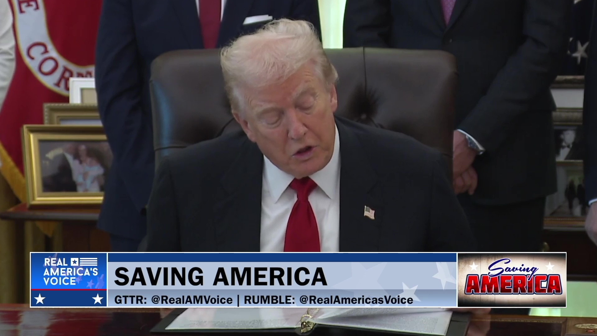 PRESIDENT DONALD TRUMP SIGNS EXECUTIVE ORDERS