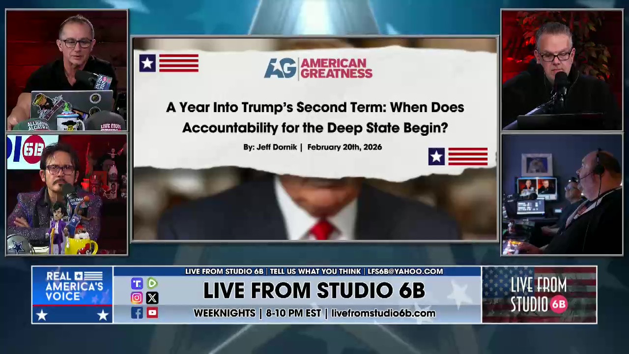 2-20-26 7 - When do we take on the Deep State, discussion, Slick has Sports
