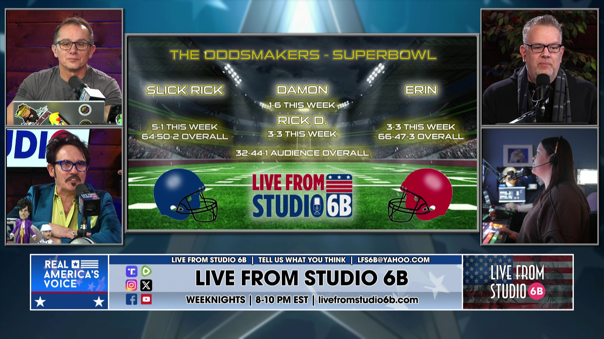 2-9-26 1 - Oddsmakers wrapup, Superbowl talk, Damon's weekend