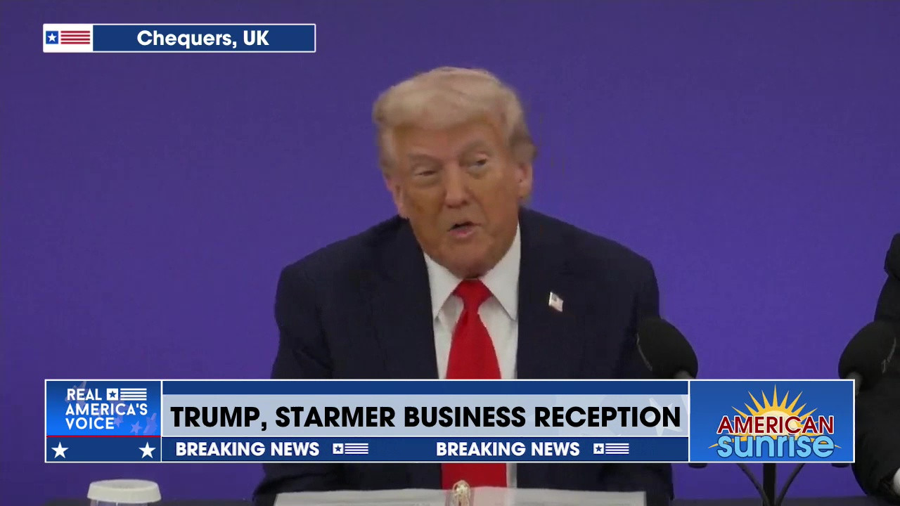 TRUMP, STARMER HOLD BUSINESS RECEPTION