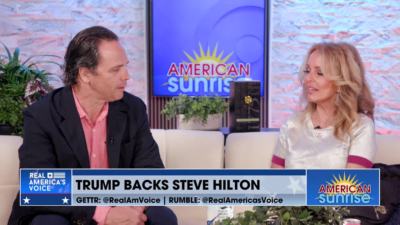 TRUMP BACKS STEVE HILTON