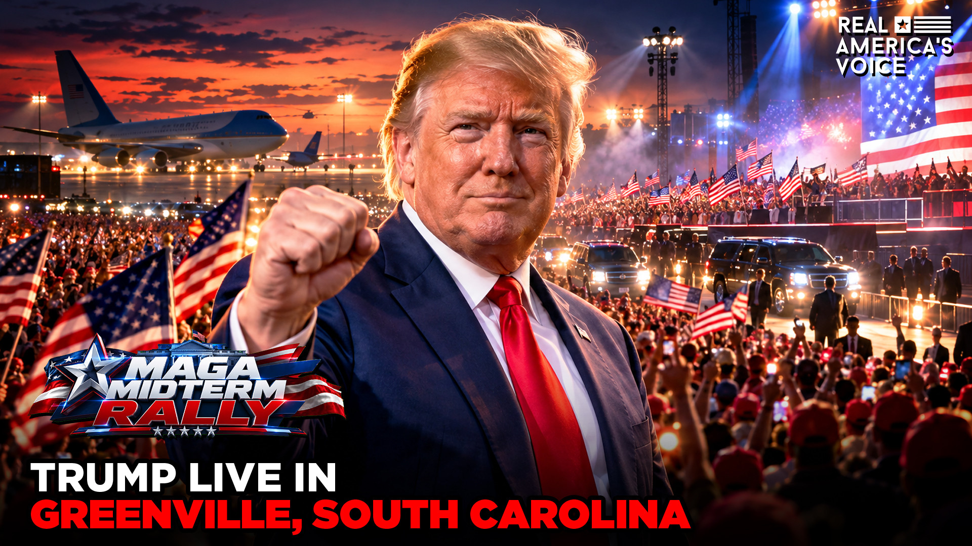 MIDTERM MAGA RALLY -- GREENVILLE, NC - OCTOBER 20th, 2026 PT 1