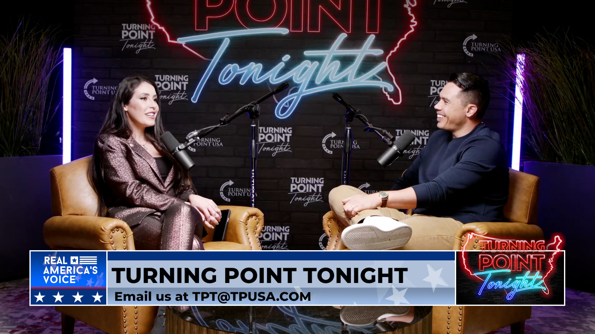 Jobob and Anna Paulina Luna at AmFest!