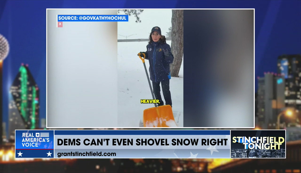 DEMOCRATS CAN'T EVEN SHOVEL SNOW RIGHT