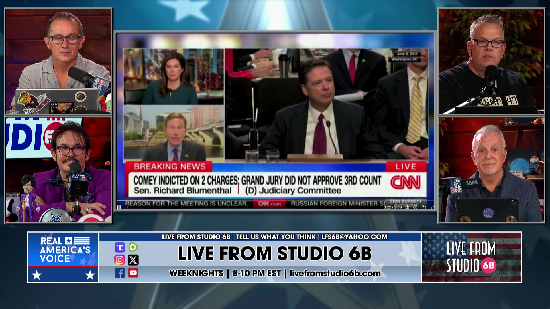 9-25-25 5 - Indictment text, Blumenthal response, Vin on Vaccines
