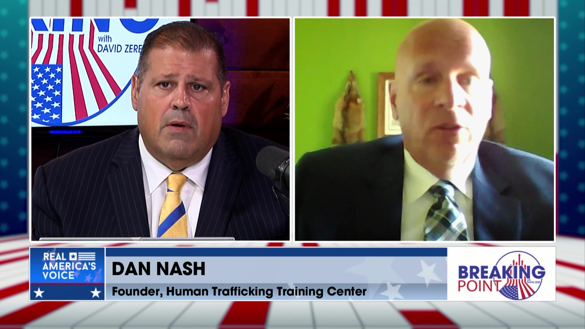 BP 7-19-25 C - David talks with Dan Nash, Founder of the Human Trafficking Training Center