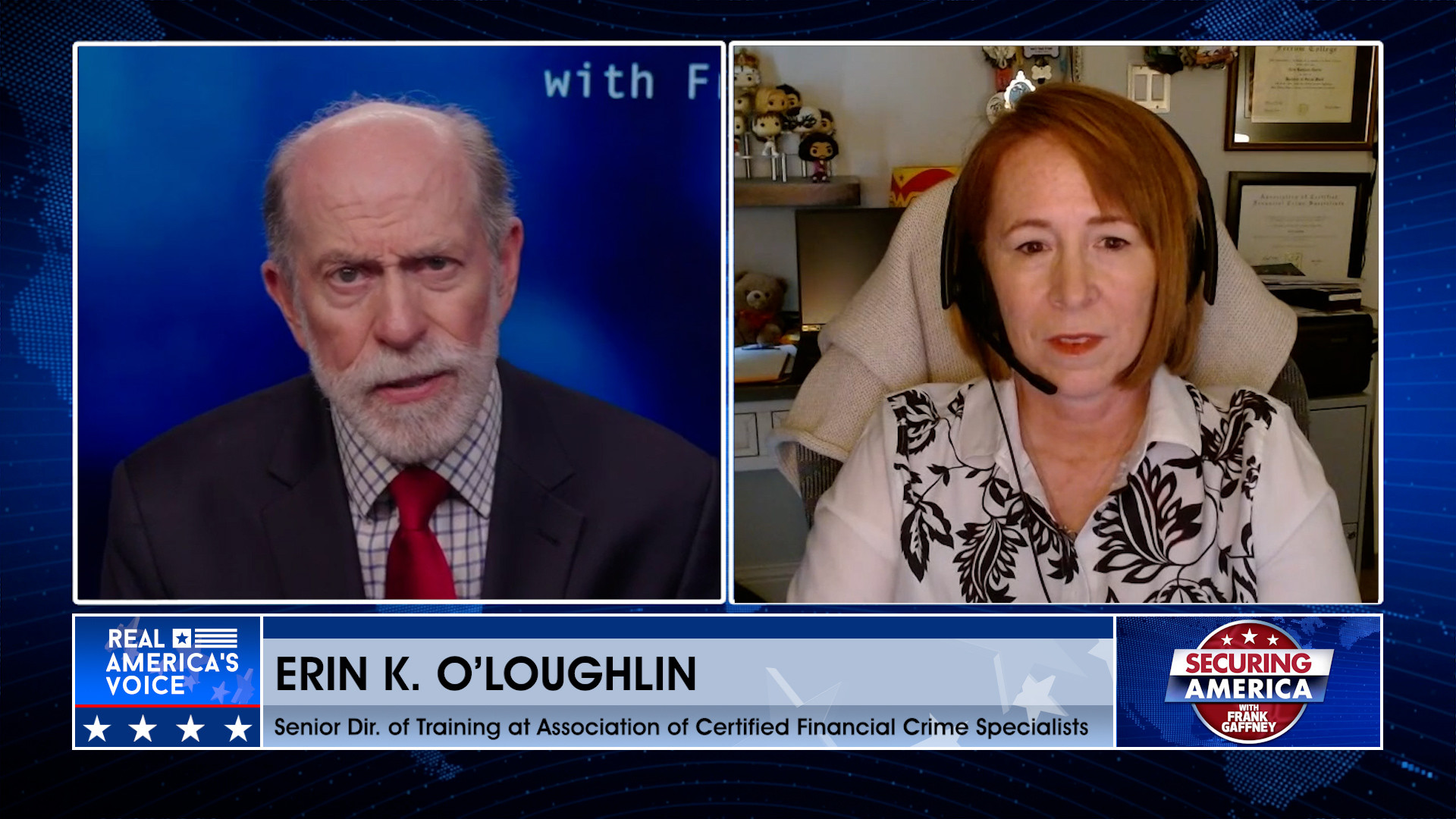 Frank Gaffney is joined by Erin K. O' Loughlin Pt. 2