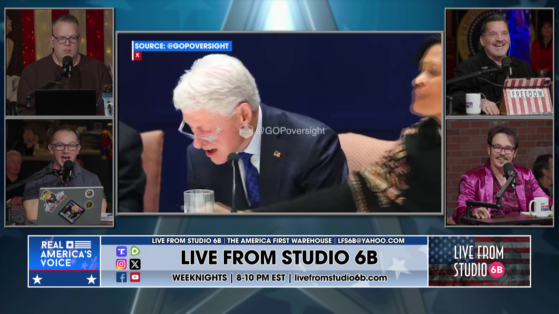 3-6-26 3 - CRAZYTOWN, Andrew-Epstein Link, Clinton did nothing wrong, MS13 members indicted