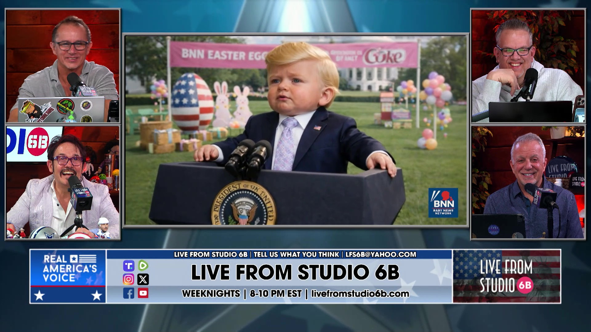 4-9-26 3 - Trump Egg Hunt on Baby News Network, NATO in town for Iran Ceasefire, Updates
