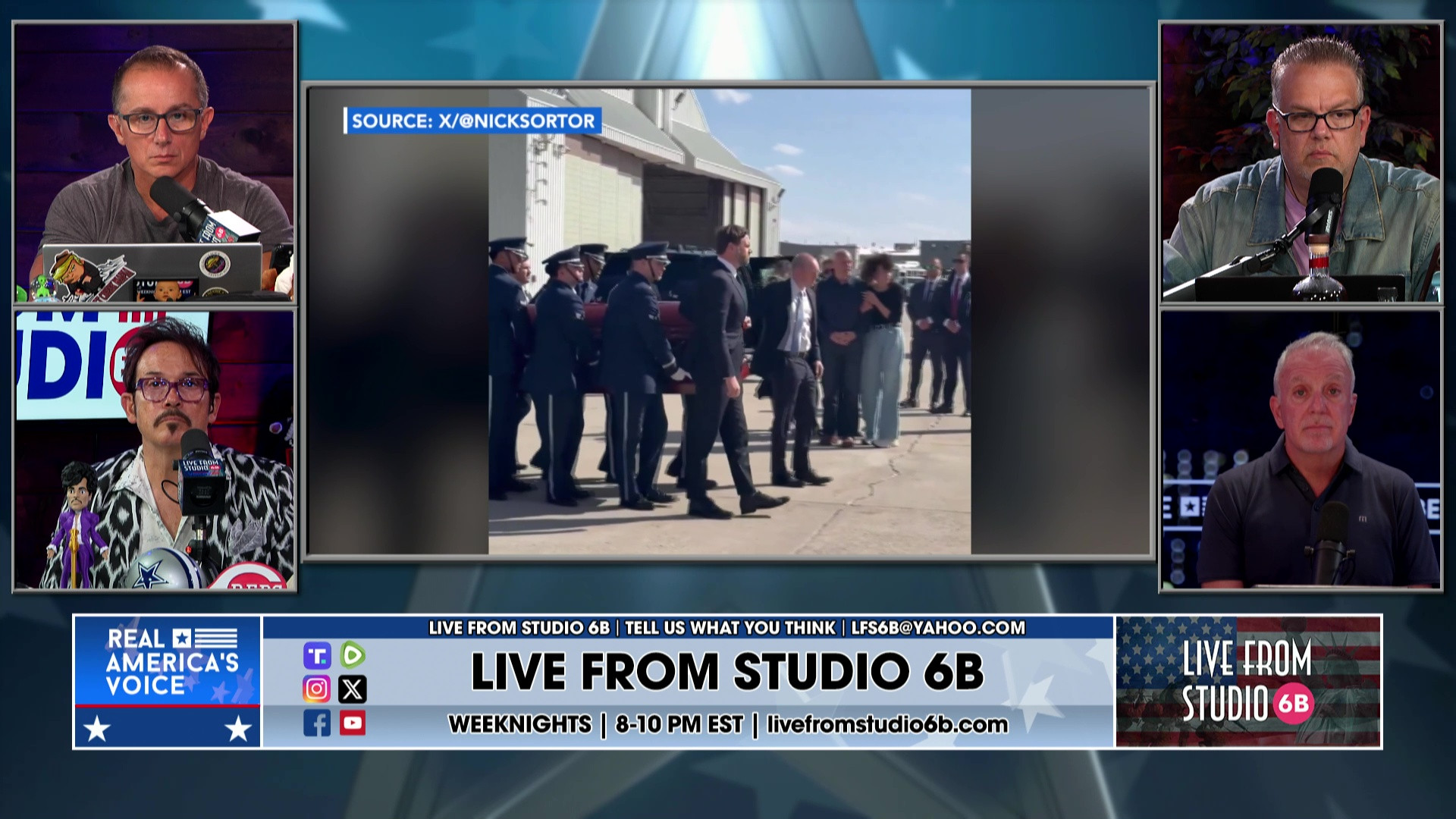 9-11-25 3 - News updates on Kirk shooter, discussion, JD Vance carries Charlie home to Phoenix