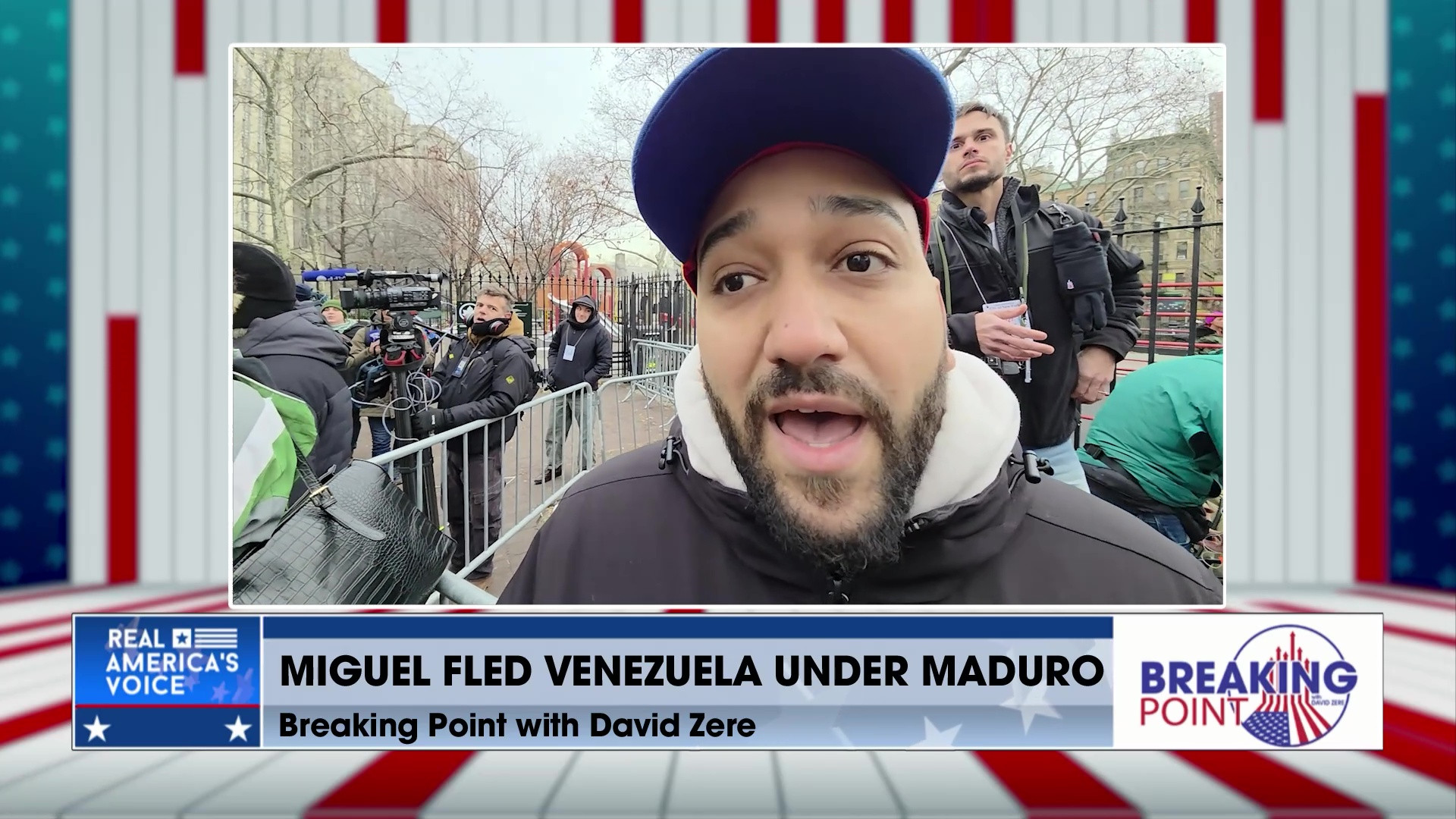 BP 1-10-26 A - David talks with Miguel from Venezuela, Scott Bessent at Providence Academy