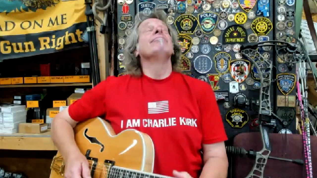 Ted plays a new guitar lick, continues to discuss the life of Charlie Kirk