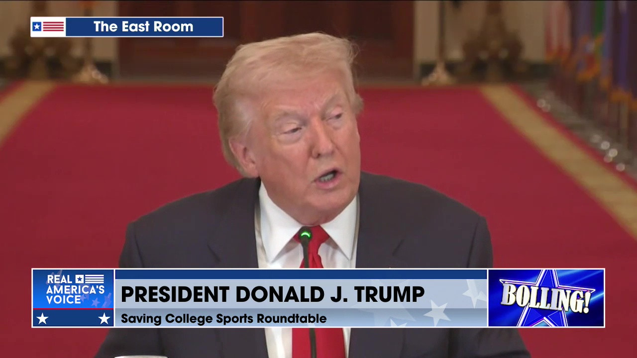 PRES. TRUMP PARTICIPATES IN THE SAVING COLLEGE SPORTS ROUNDTABLE