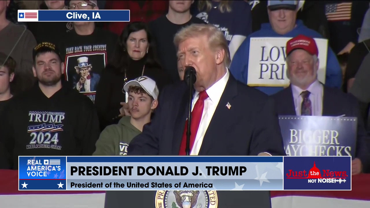 PRESIDENT TRUMP SPEAKS ON THE ECONOMY IN IOWA
