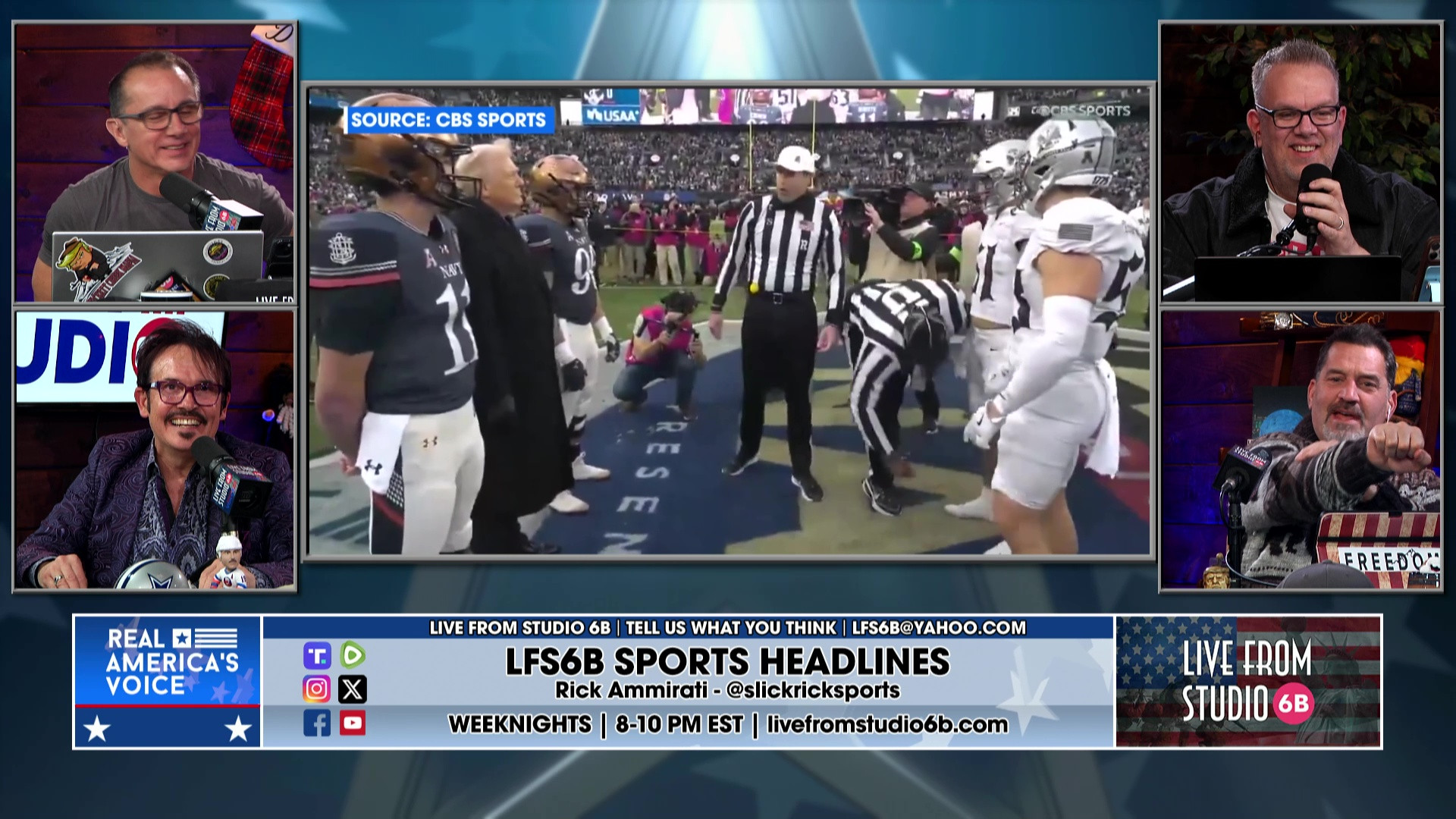 12-15-25 2 - Oddsmakers roundup, Slick has Sports, Trump Coin Toss