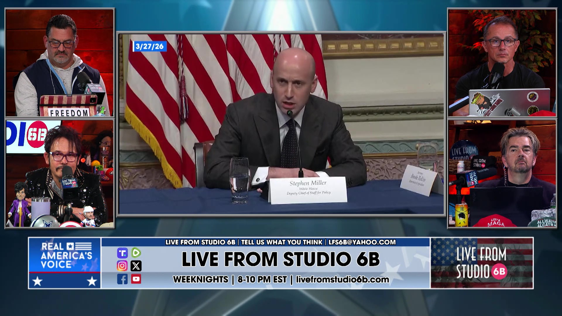 3-27-26 8 - Slick has Sports, Stephen Miller on Somalis in MN, UK school clip, more