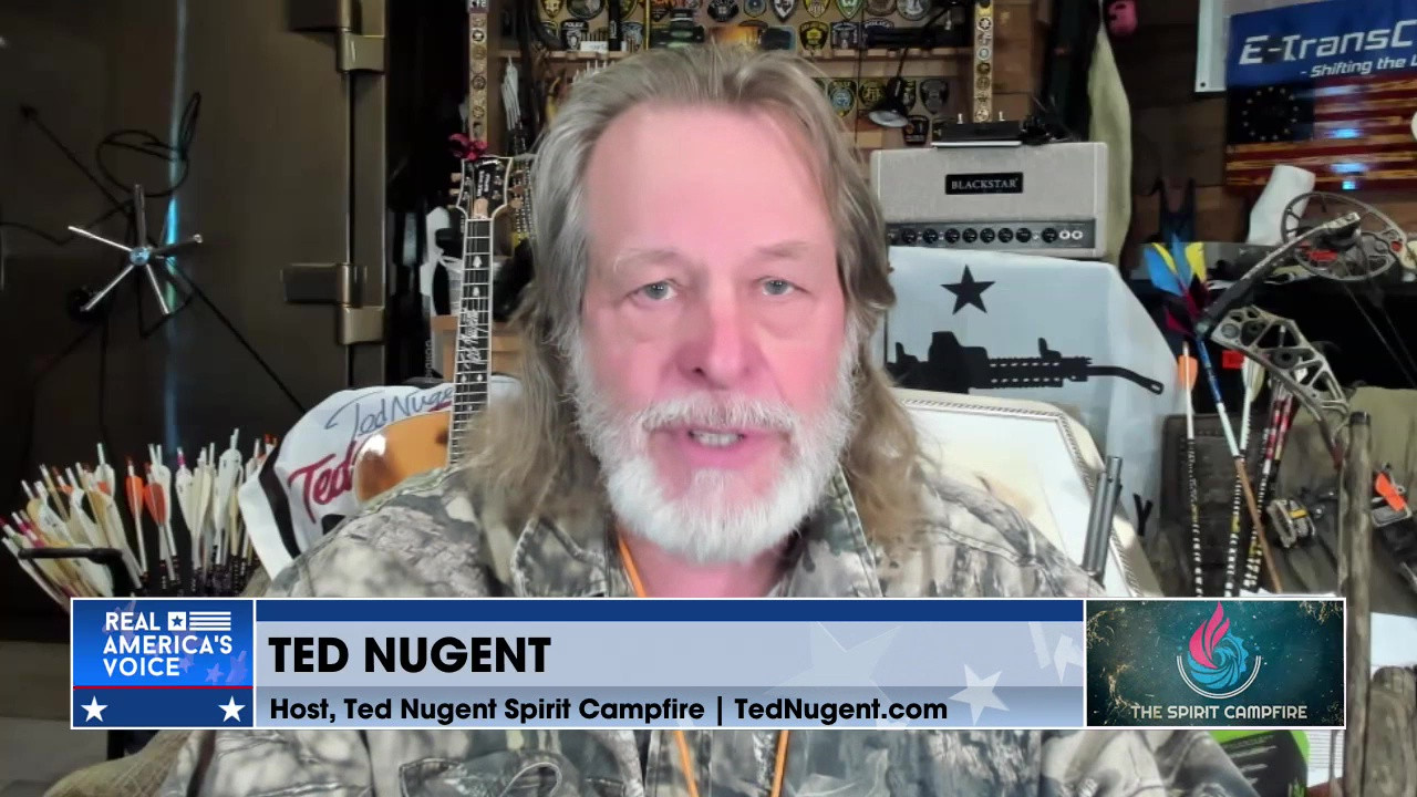 Ted jams out to "Spirit of the Buffalo"