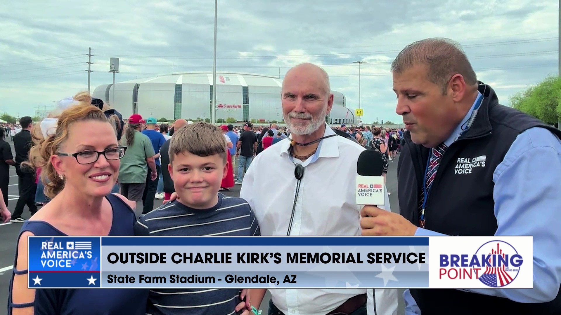 BP 9-27-25 D - More from the attendees at the Charlie Kirk Memorial Service in Glendale AZ