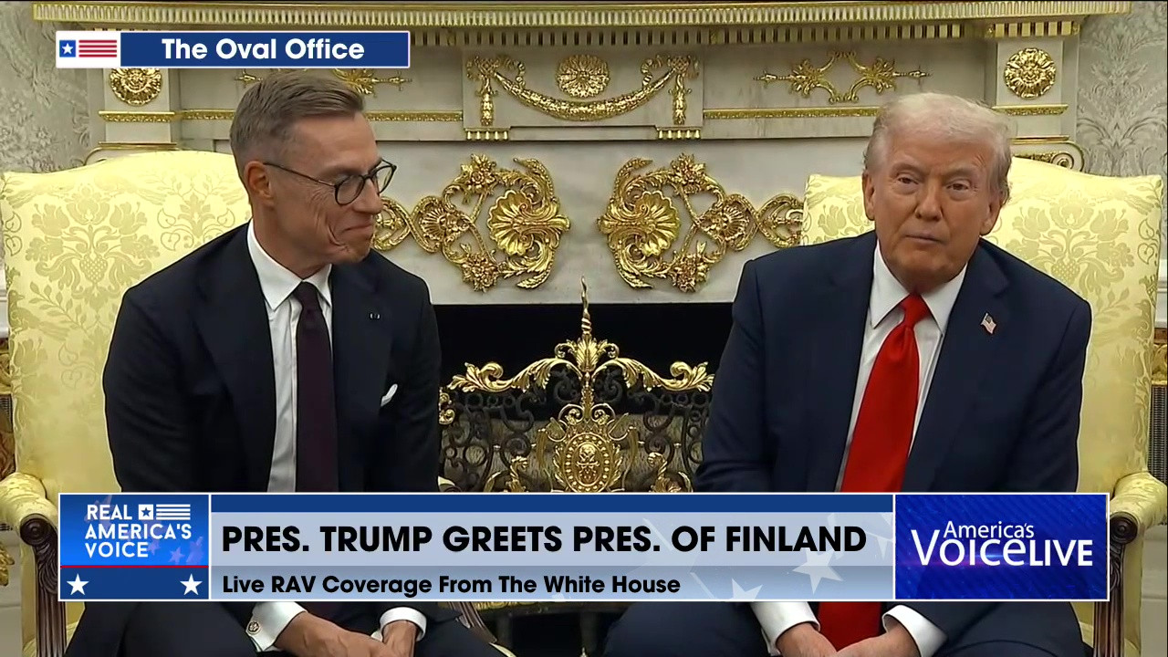 PRESIDENT TRUMP MEETS WITH THE PRESIDENT OF FINLAND